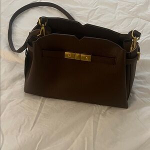 Chic Dark Brown Crossbody Bag